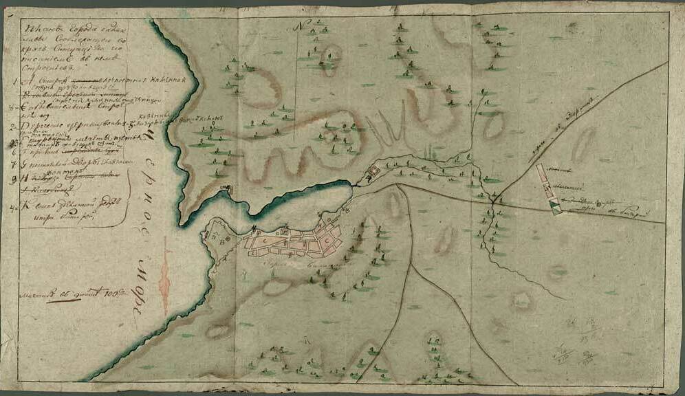 План города Балаклавы. 1771 год